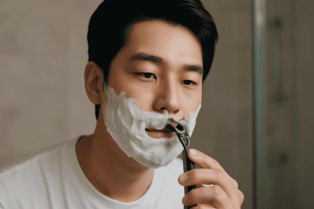 적합한 면도기 사용하기